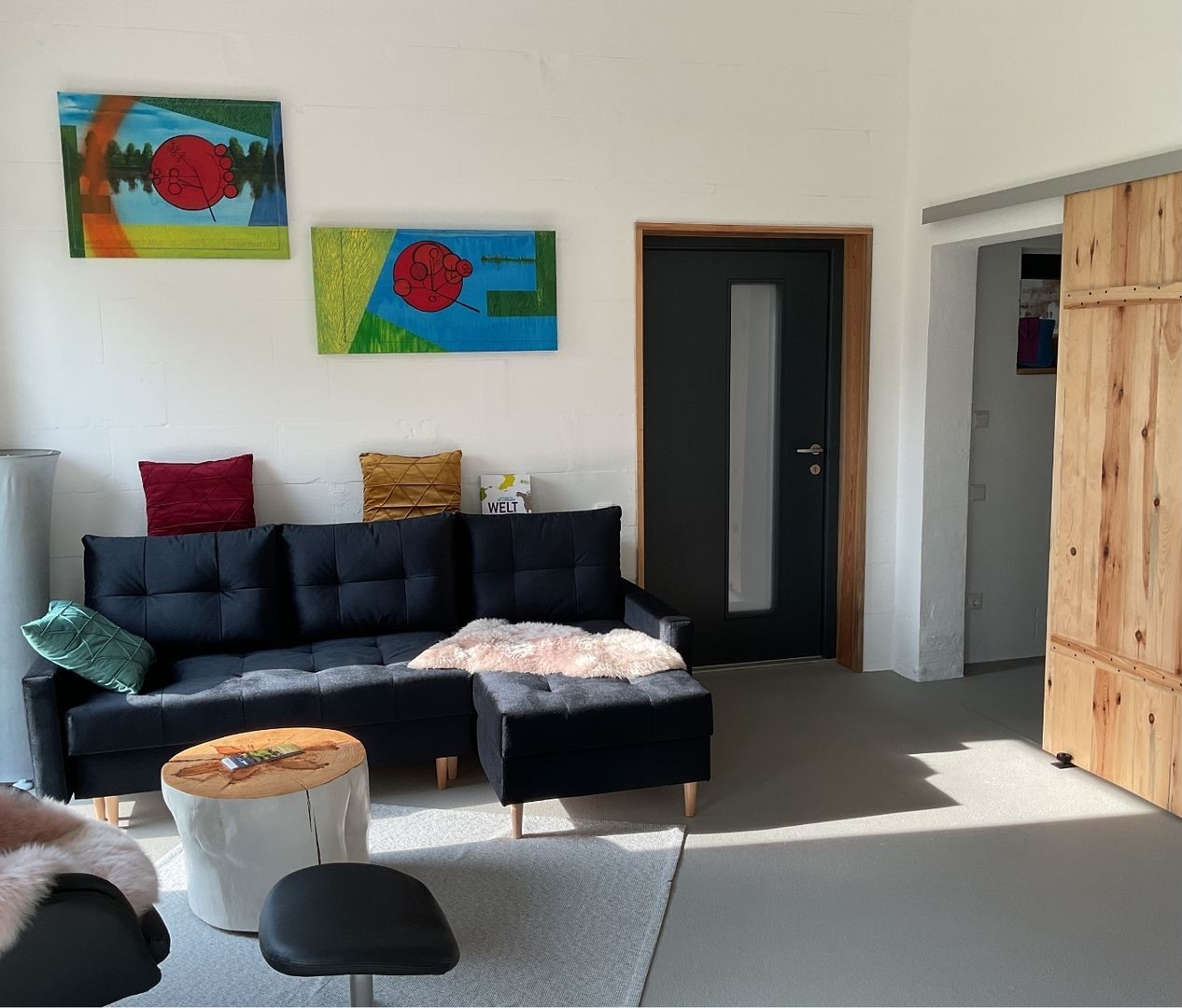 Innenraum Ferienhaus Rentsch - Gemütlicher Aufenthaltsbereich