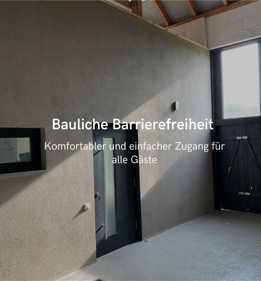 Außenansicht Ferienhaus Rentsch - Natürliche Umgebung und barrierearmer Zugang
